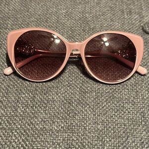 Swarovski Black Eyeglass Temple Arm with Silver Logo